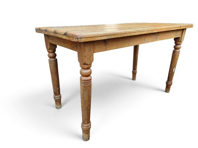 Antique Rustic Oregon Pine Dining Table