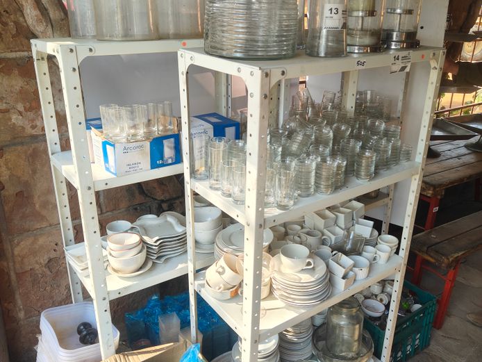 LOT VARIOUS GLASSES, CUTLERY ETC