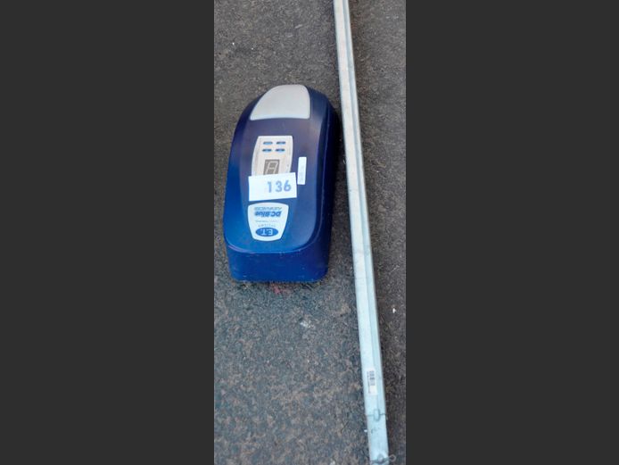 ET DC BLUE GARAGE DOOR MOTOR [Untested]
