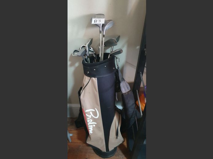 PROLINE GOLFBAG WITH CLUBS