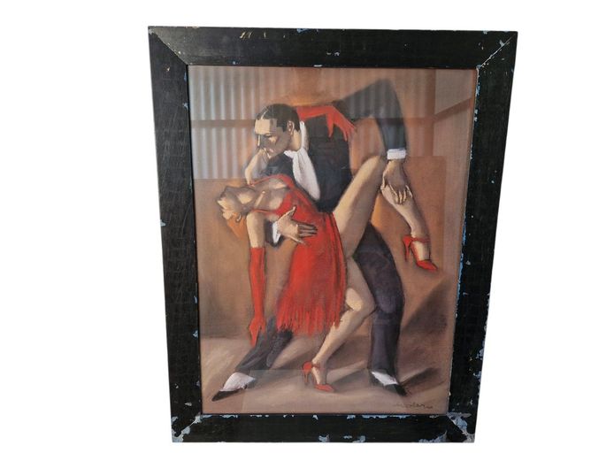 Framed Tango Scene Print