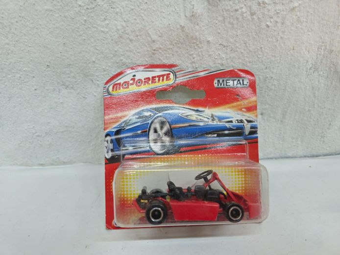 Majorette Metal Series Red Go-Kart Die-Cast Model 