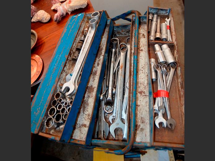 GEDORE TOOLBOX & CONTENTS, 53 x 20 x 20cm