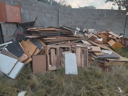 Assorted wooden scrap
