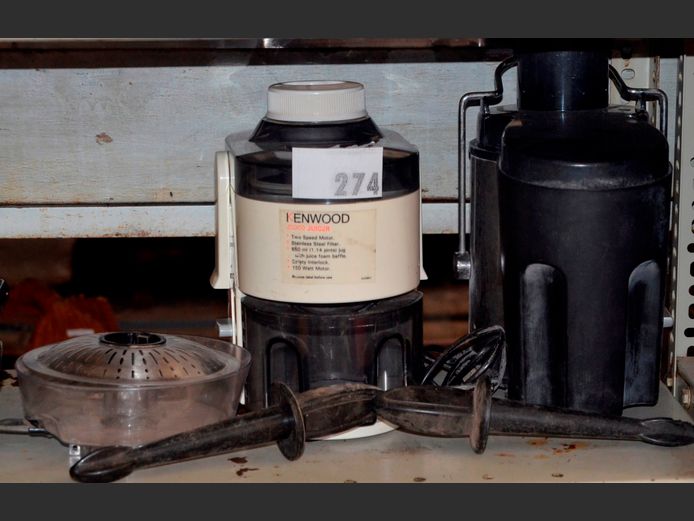 LOT OF 2 JUICERS: KENWOOD & CREATIVE [Untested]