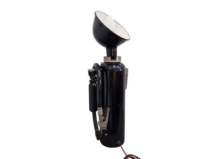 Repurposed Vintage Ansul Fire Extinguisher Industrial Table Lamp