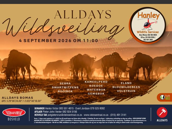 HANLEY WILDLIFE SERVICES WILDSVEILING
