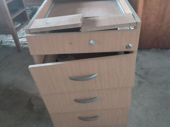 Office pedestal scrap
