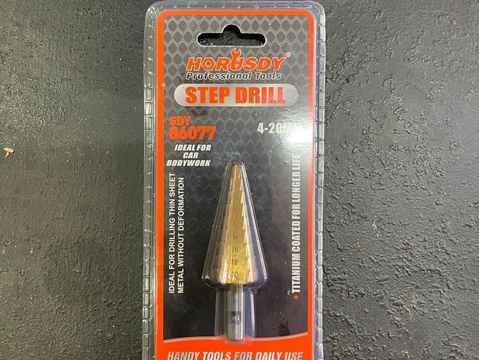 Step drill 4mm-20mm x1