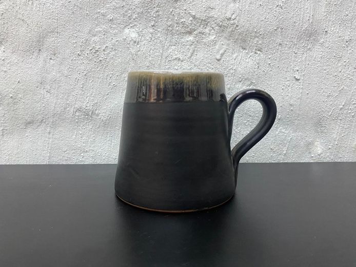 Contemporary South African Studio Pottery Mug "Molly's Mug Club" No. 1354 by Klaas Venter