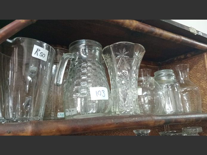 Glass jars