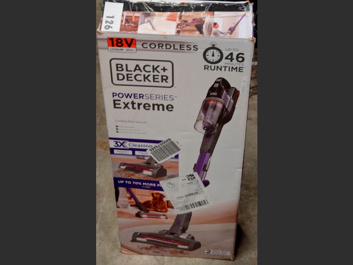 BLACK & DECKER EXTREME CORDLESS VAC [Dead]