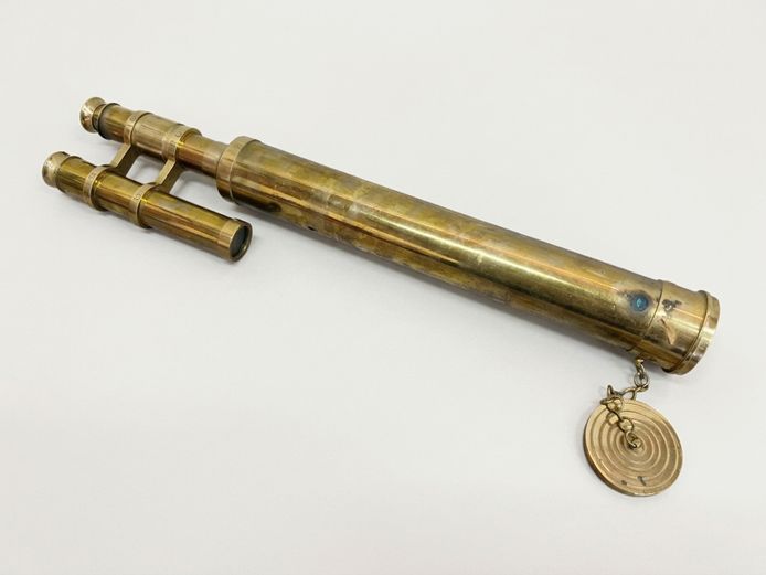 Vintage Brass Optical Instrument / Telescopic Sight