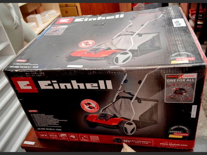 EINHELL GE-HM 18/38 LI SOLO CORDLESS CYLINDER MOWER [In box, Battery & Charger Not Included]
