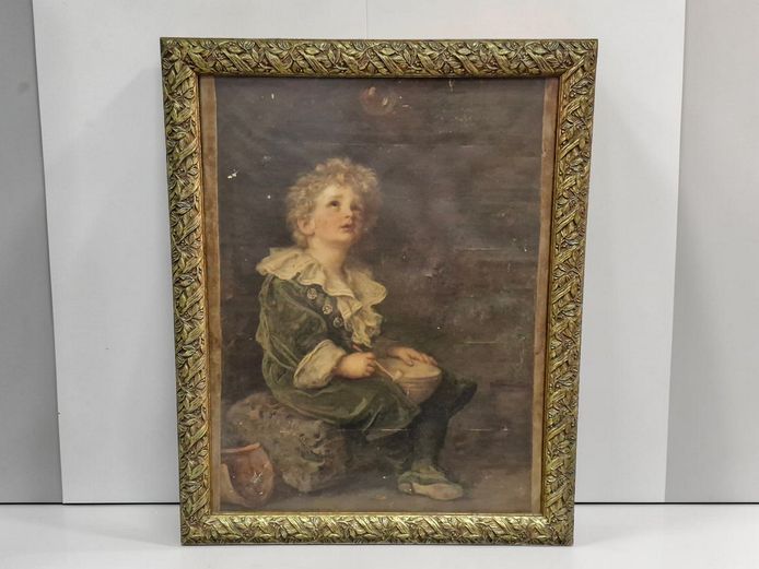 Vintage Framed Print of "Bubbles" by Sir John Everett Millais