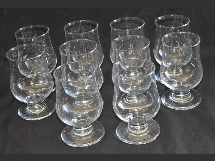SET OF 10 BRANDY GLASSES