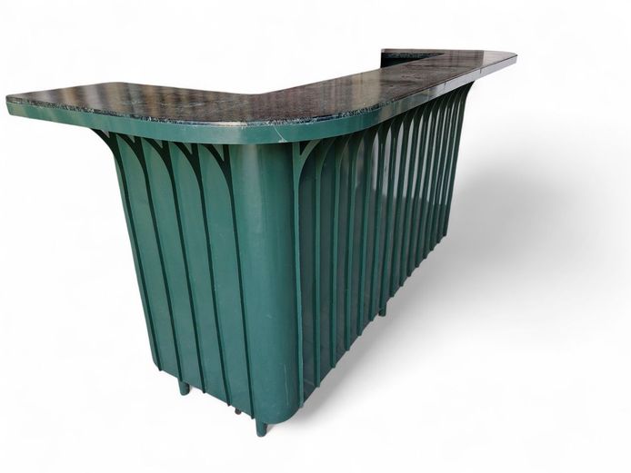 Granite Top Stainless Steel Counter 