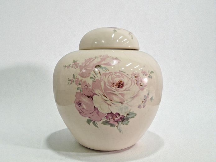 Victoria Rose Staffordshire Ginger Jar