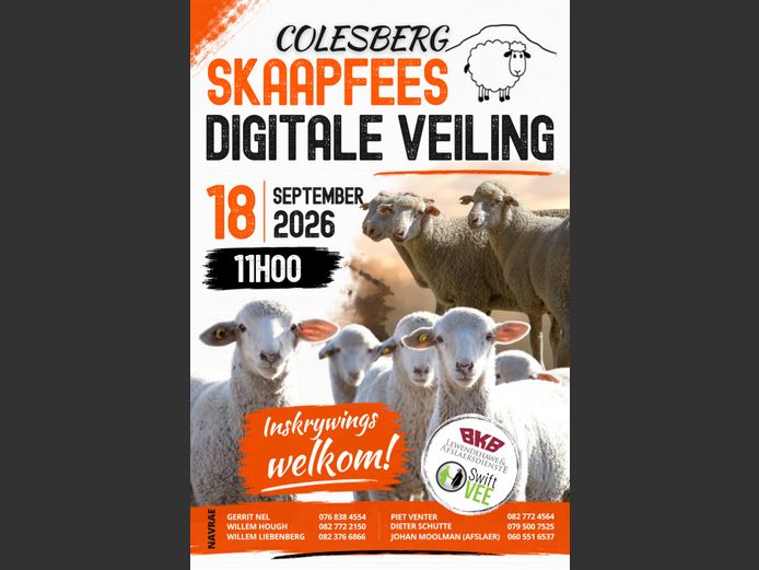 COLESBERG SKAAPFEES DIGITALE VEILING