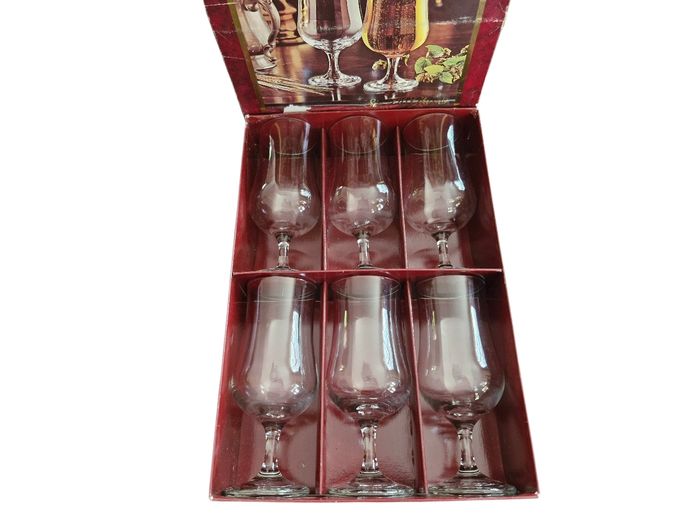 1960's British Dema Goblet Glass Set