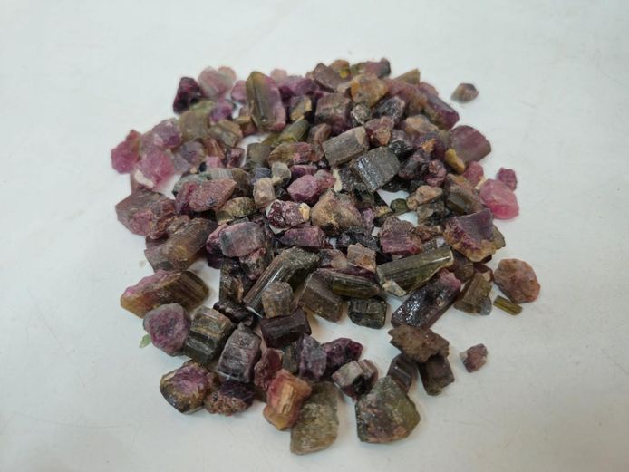 Lot of Mixed Natural Rough Tourmaline Crystals
