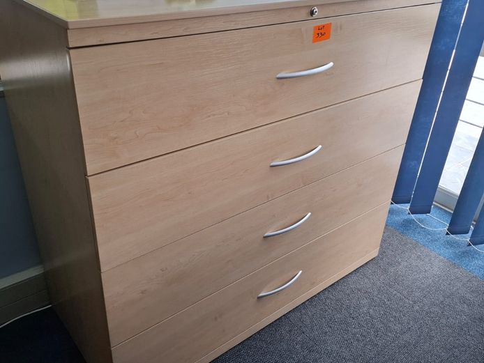 4 Drawer wooden cabinet