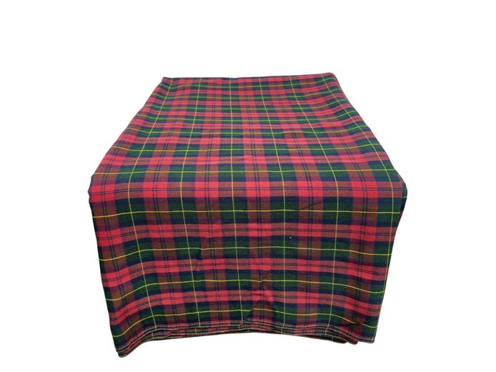 Classic Woven Tartan Tablecloth – Large Format (3.5m x 1.5m)