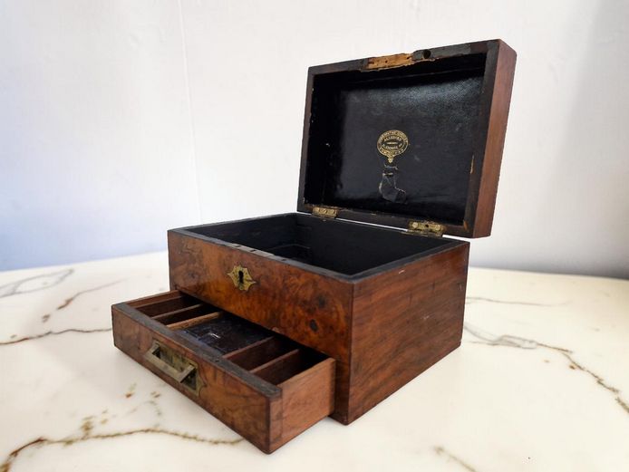 Victorian Walnut Homeopathic Chemist’s Box by Allshorn