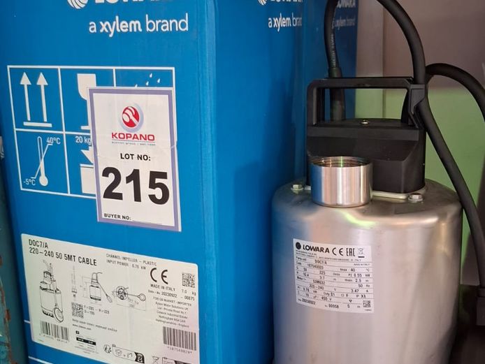 Submersible pump x 2