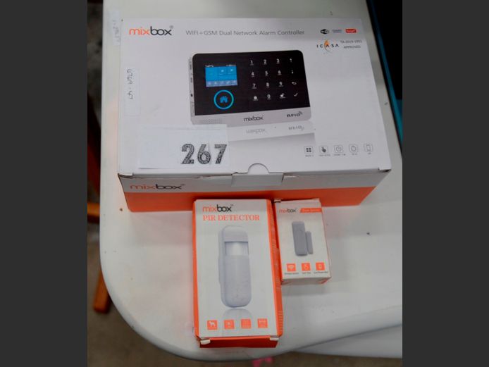 MIXBOX WI-FI & GSM ALARM CONTROLLER & ACCESSORIES [Untested]
