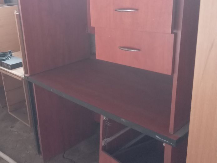 Wooden office desk scrap