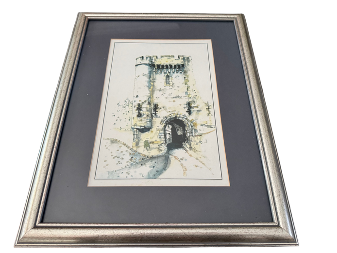 Framed Architectural Castle Print