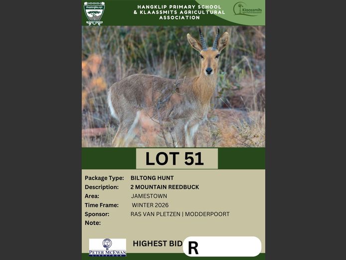 BILTONG HUNT | RAS VAN PLETZEN