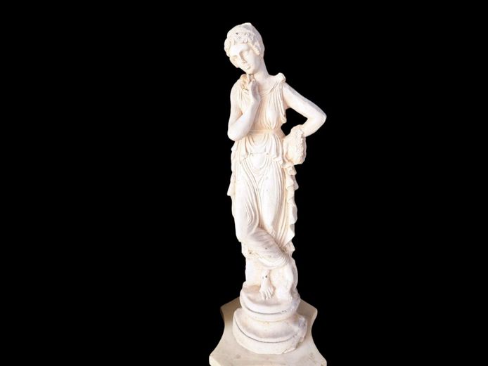 Vintage Greek Goddess Sculpture