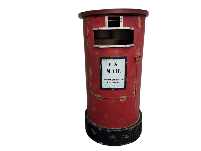 Vintage Style Metal Plate U.S. Mailbox 