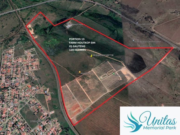 LIQUIDATION SALE: PRIVATE CEMETERY - UNITAS MEMORIAL PARK - VEREENIGING