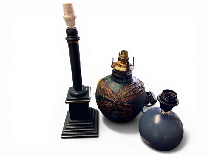 Mixed Decorative Lamp Bases (3 Pieces)