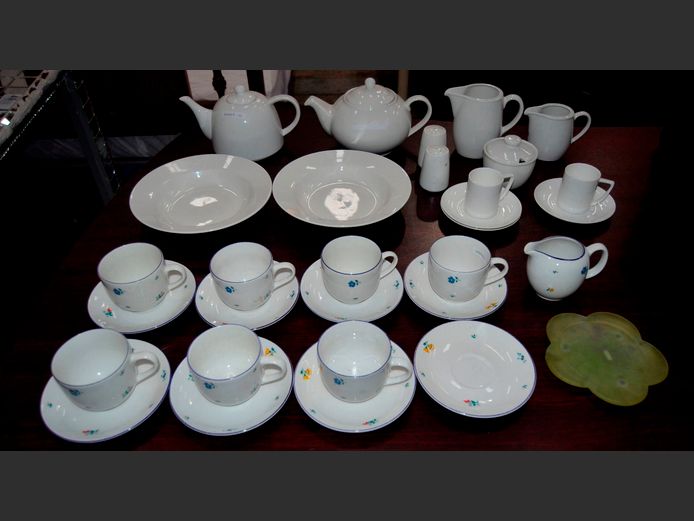 @HOME, CONTINENTAL & OTHERS: ESPRESSO CUPS & SAUCERS, TEA CUPS & SAUCERS, TEAPOTS, PASTA PLATES, etc
