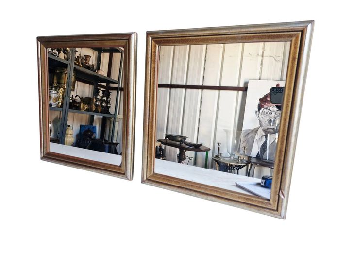 Pair of Gold Framed Mirrors