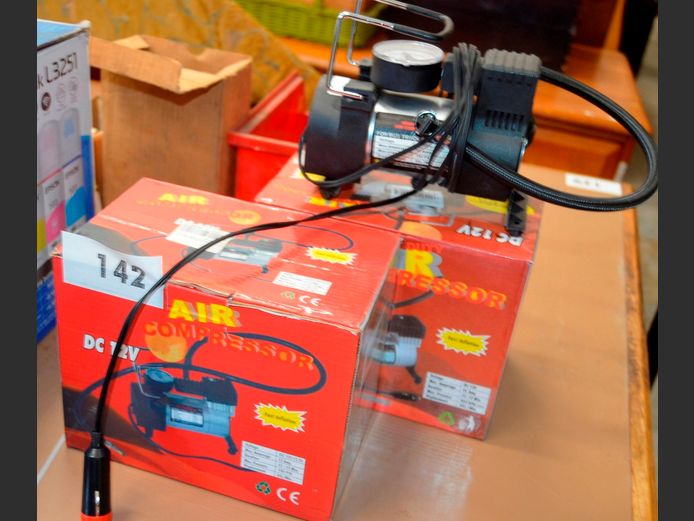 LOT: 3 x 12 VOLT AIR COMPRESSORS [Untested]