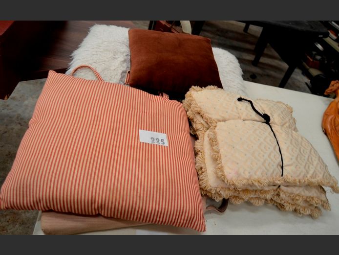 ASSORTED SCATTER CUSHIONS & PATIO CHAIR CUSHIONS