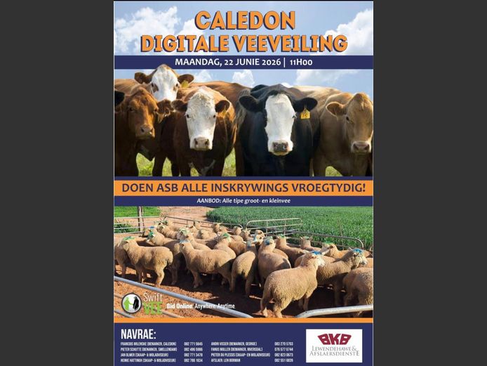 CALEDON DIGITALE VEEVEILING