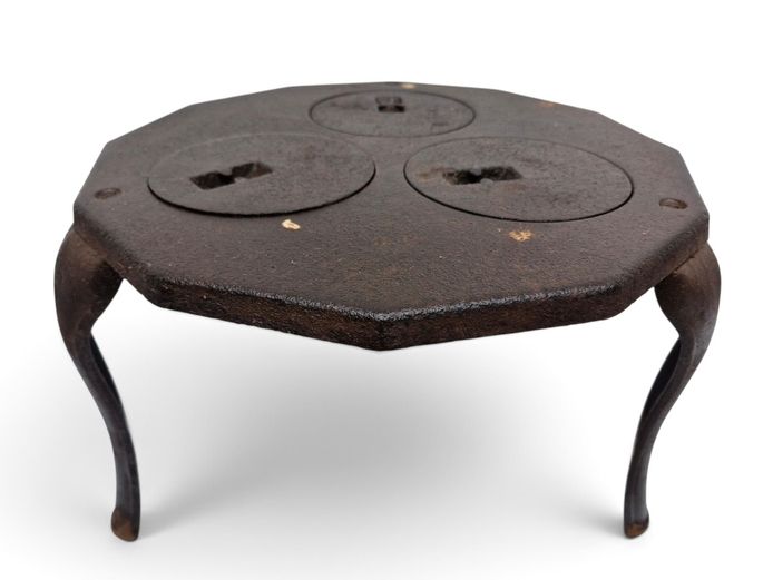 Vintage Defy Cast Iron Three-Burner Trivet Stand