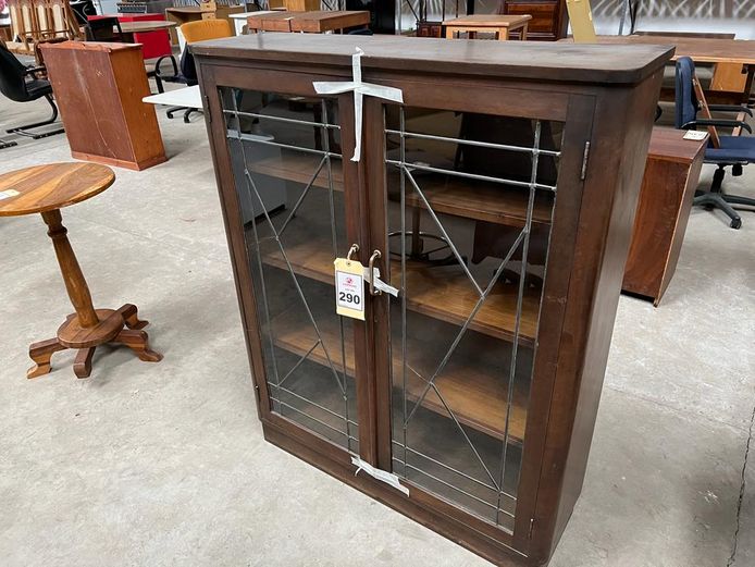 Glass door cabinet