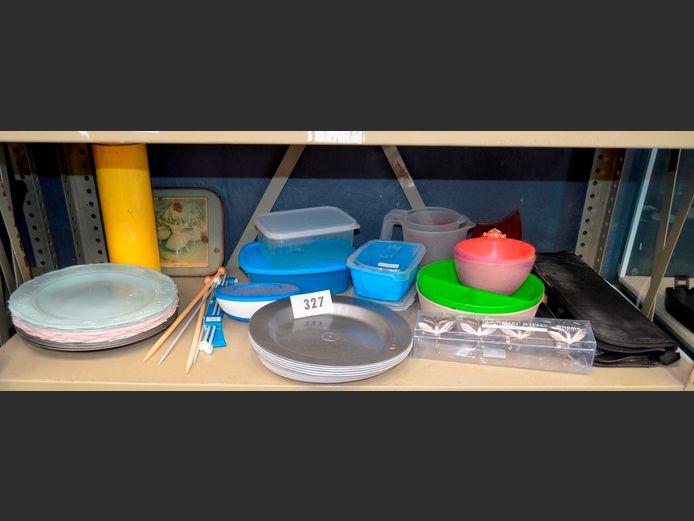 BRAAI UTENSILS IN BAG, NAPKIN RINGS, etc