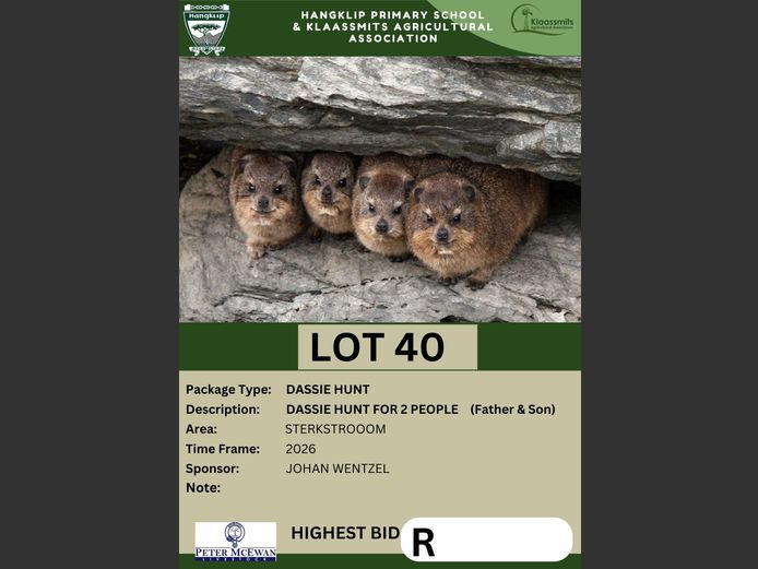 DASSIE HUNT | JOHAN WENTZEL