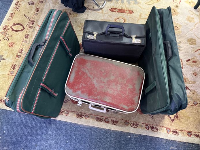 Lot of Empty Suitcases 