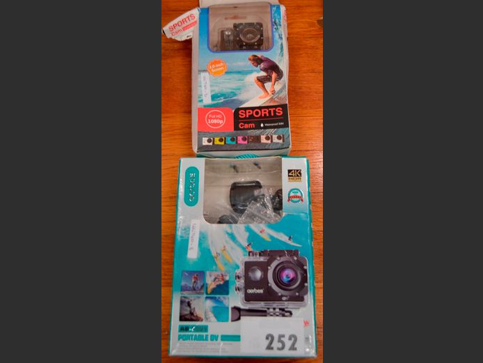 LOT OF 2: ACTION CAMERAS [Untested]