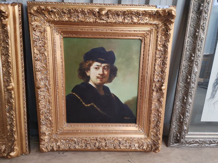 Framed Self-Portrait Artwork (STC)