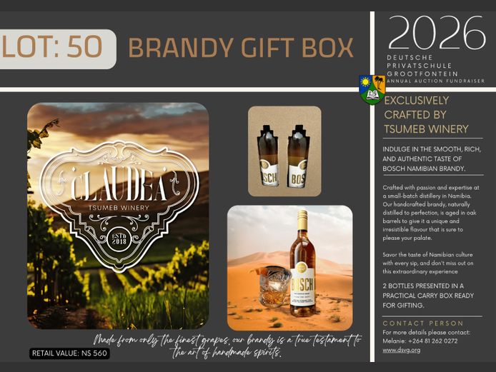DEUTSCHE PRIVATSCHULE GROOTFONTEIN | BRANDY GIFT BOX